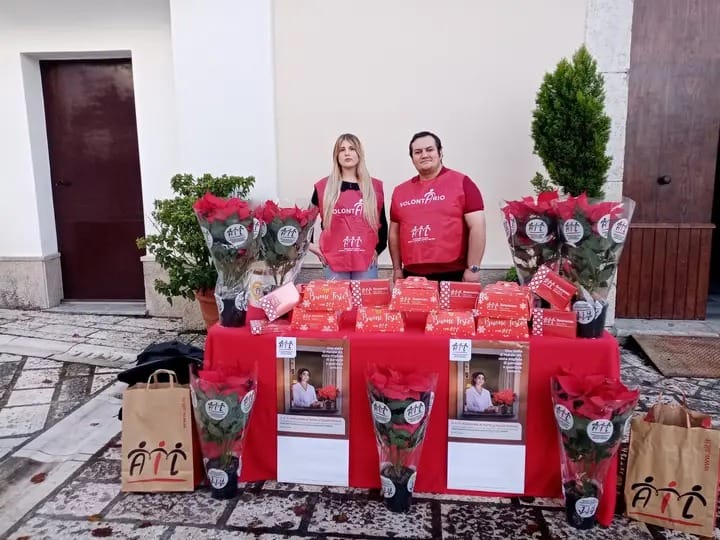 La Pro Loco Generoso Papa di Arpaise, ha aderito alla manifestazione solidale dell’Ail Benevento, Stelle di Natale 2025