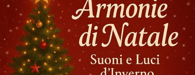 Natale: a Puglianello “Armonie di Natale – Suoni e Luci d’Inverno”, Concerto natalizio il 20 dicembre nella Sala Consiliare