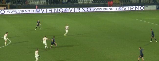 Cavese-Benevento:0-1. Decide Simonetti