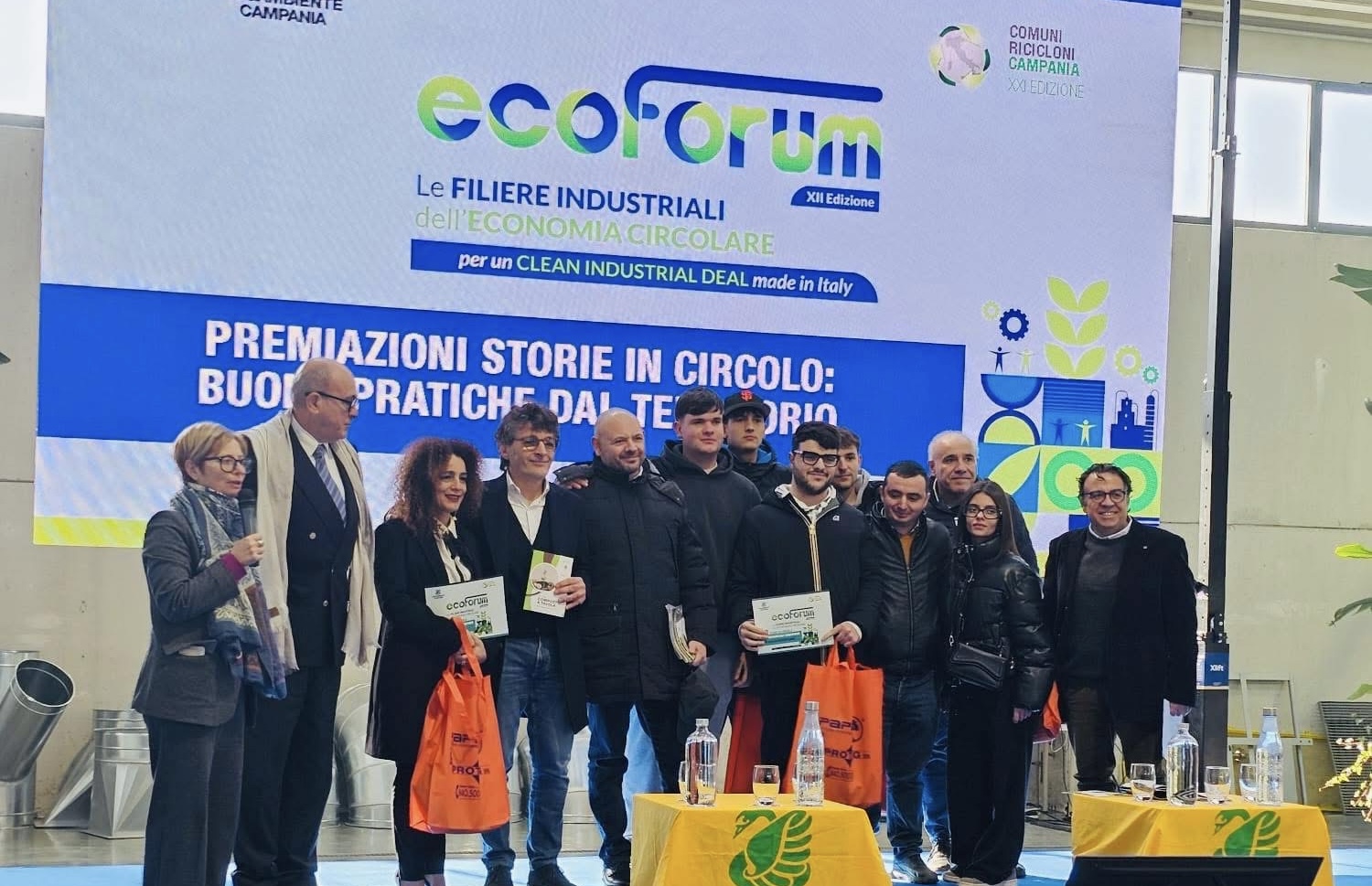 Torrioni premiata all’Ecoforum per “Compost-i a tavola”. La sindaca Oliviero: “Una comunità che trasforma i rifiuti in valore”