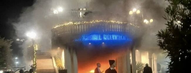 Ricevimento di nozze finisce nel panico: incendio all’hotel Kristall di Ariano