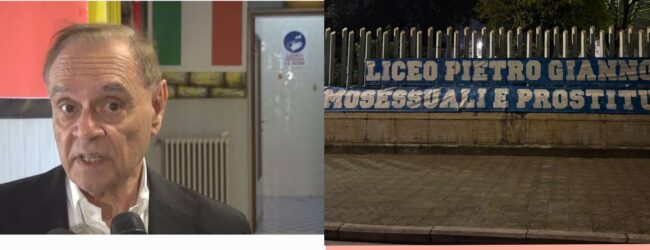 Il sindaco Mastella e lo striscione al Rummo: “Insulti e offese contaminano scuola e sport”