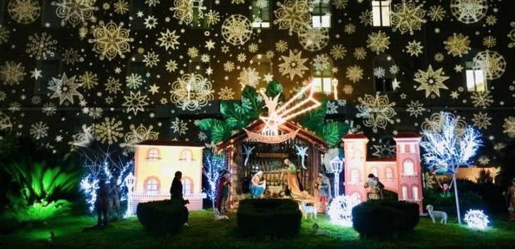 Luci, presepe e benedizione di Gesu’ Bambino, il Natale arriva al Fatebenefratelli di Benevento