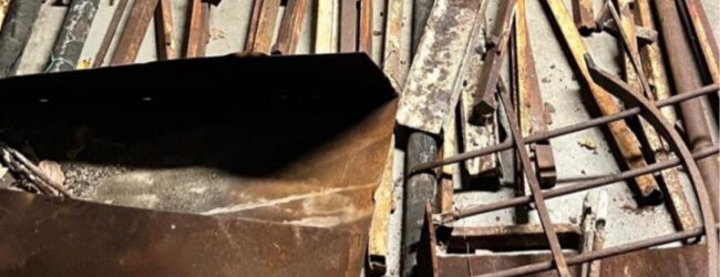 San Lorenzo Maggiore, arrestato 41enne con 400 kg di ferro rubato: tentava di rivenderlo