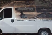 Incendio distrugge furgone della Bancarella Beneventana: prodotti per la vendita andati in fumo