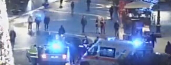 Pedone con disabilità investito in piazza Castello: condizioni non gravi, indagini in corso