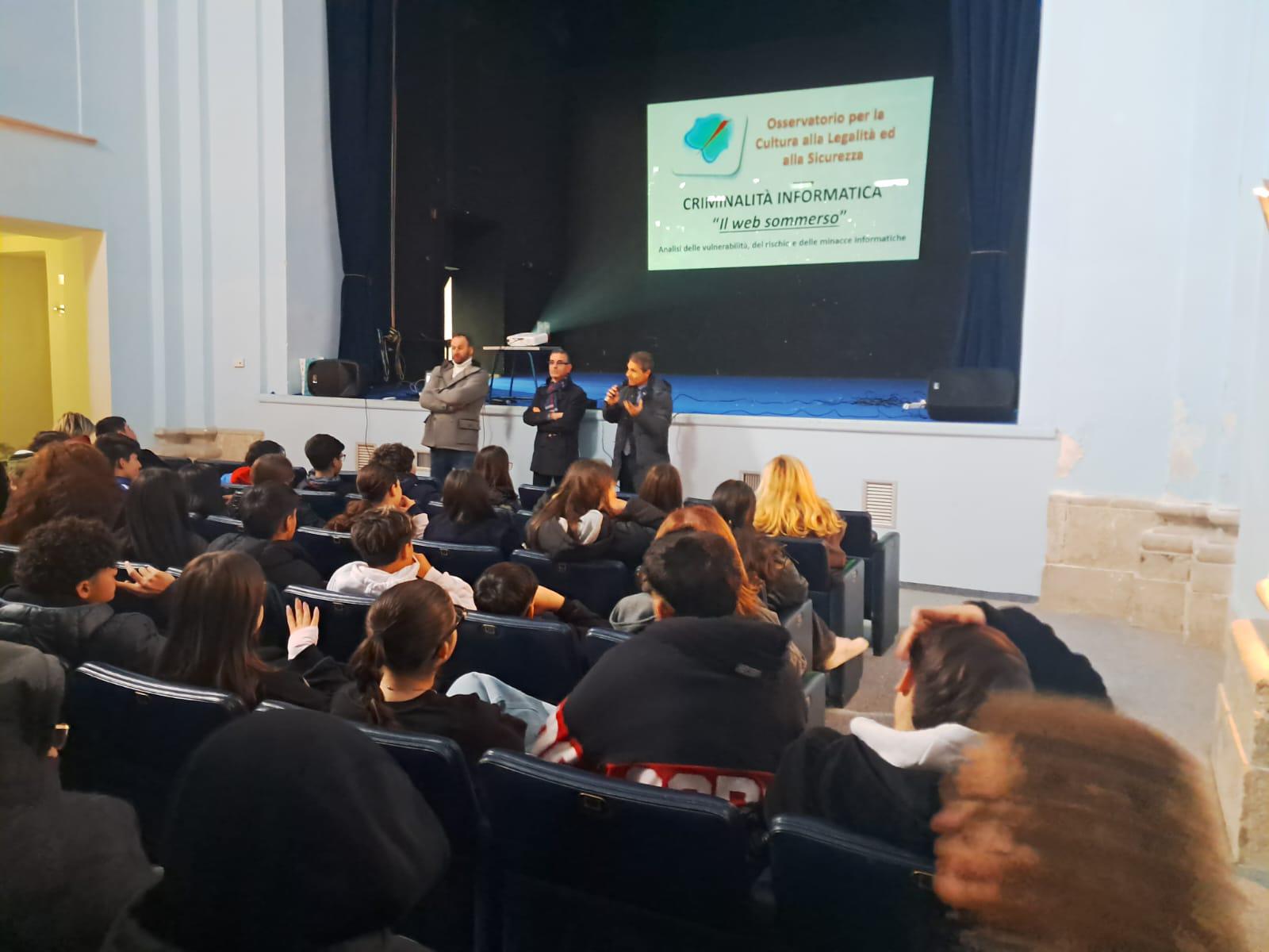 Educazione alla Legalità: primo incontro formativo per gli studenti dell’I.C. “Federico Torre”