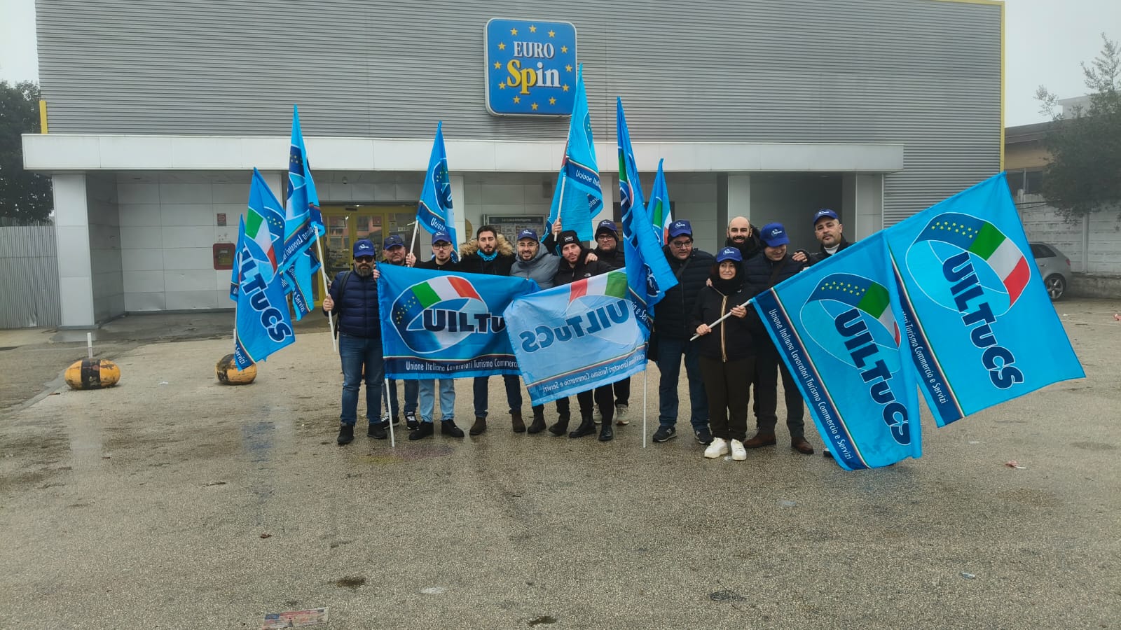 Sciopero dei lavoratori Eurospin nei punti vendita di Benevento per gravi criticità sulla sicurezza sul lavoro