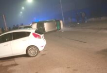 Benevento, incidente in via Santa Colomba: auto si ribalta, persona incastrata soccorsa dai vigili del fuoco