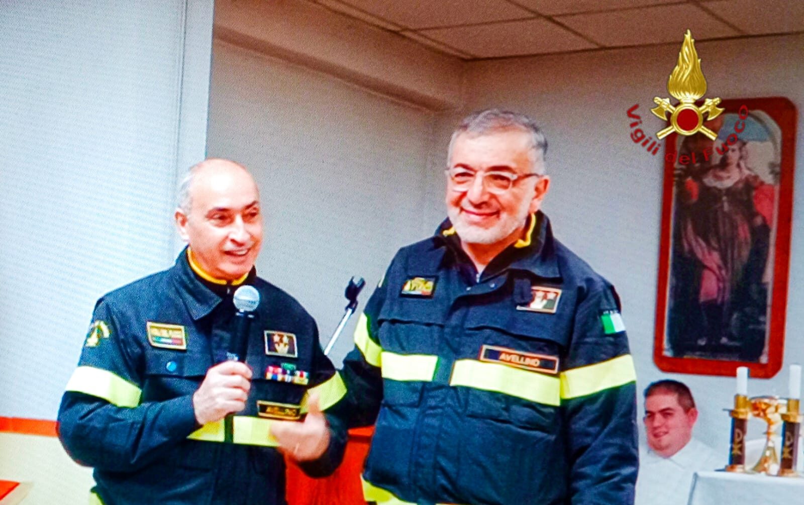 Vigili del Fuoco di Avellino, in pensione De Vito e Iarriccio: due carriere al servizio della comunità