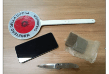Benevento, 46enne arrestato per detenzione di hashish: sequestrati oltre 100 grammi