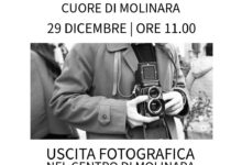 Molinara, evento fotografico spontaneo nel centro storico: scatti liberi e brindisi di fine anno