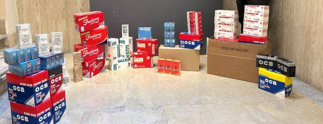 Guardia di Finanza Benevento: sequestro di circa 115.000 prodotti accessori ai tabacchi da fumo