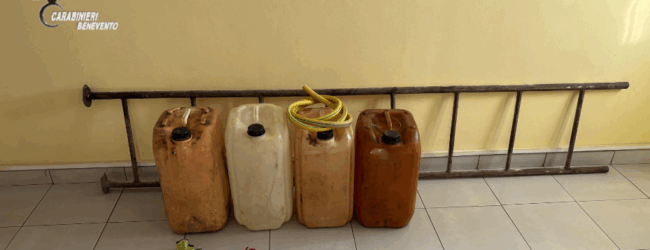 Ruba gasolio in un’azienda di San Salvatore Telesino: arrestato un giovane del posto