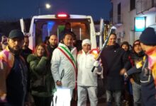 Telese Terme, folla ed emozione per il  passaggio della Fiamma Olimpica
