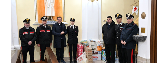 Natale di solidarietà: i Carabinieri del Comando Provinciale di Benevento al fianco delle famiglie del Sannio