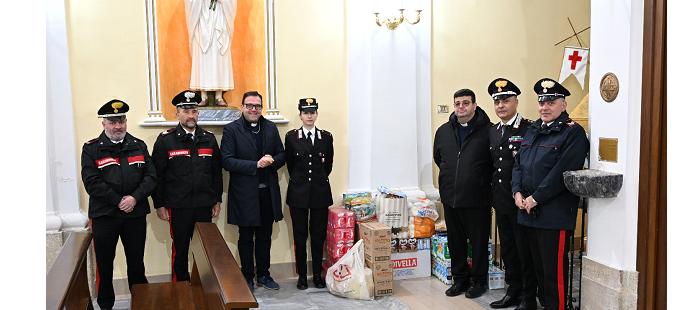 Natale di solidarietà: i Carabinieri del Comando Provinciale di Benevento al fianco delle famiglie del Sannio