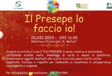 “Il Presepe lo faccio io!”: Un Laboratorio Creativo e Sostenibile per Bambini alla Biblioteca Provinciale di Benevento