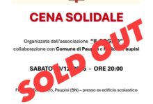 Sold out alla cena solidale: grande partecipazione per sostenere Antonia e Mario Ocone