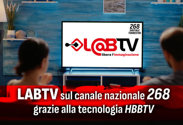 LabTv sul canale 268 nazionale del digitale terrestre: oltre 9mila utenti unici su HBBTV nel primo mese