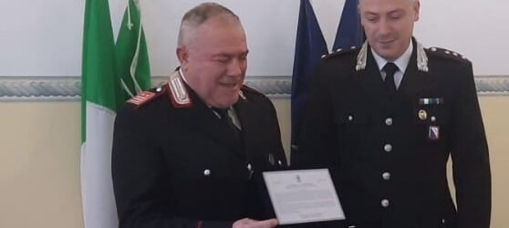 L’Arma saluta il Luogotenente Carica Speciale Giuseppe Petrone