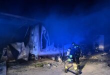 Foglianise: incendio in carrozzeria, 4 auto e bombole di gas coinvolte dalle fiamme