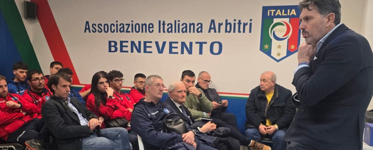 AIA Benevento, incontro con il Comitato Regionale Arbitri: crescita e passione per l’arbitraggio