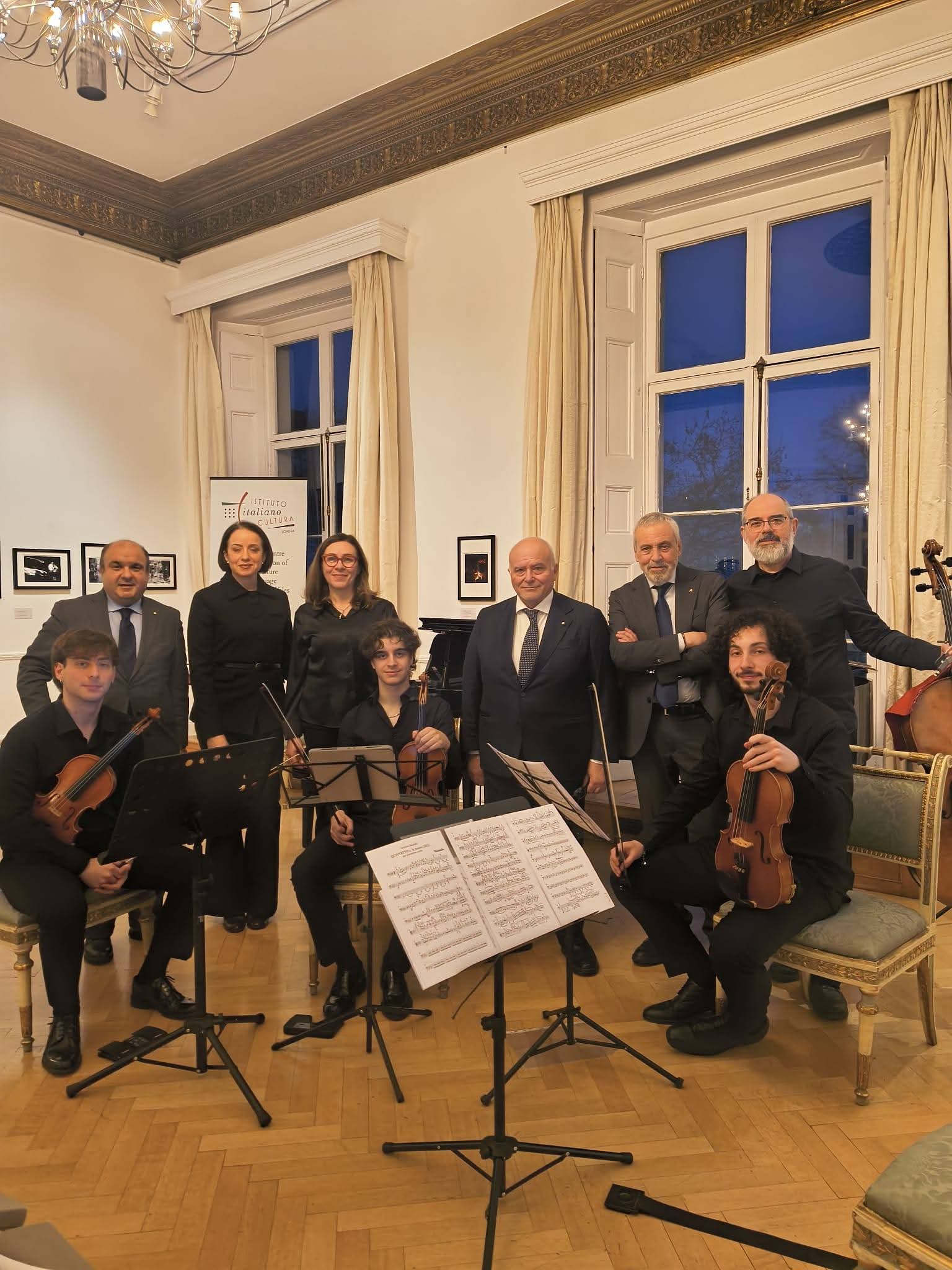 Il Conservatorio di Musica “Nicola Sala” di Benevento all’Istituto Italiano di Cultura di Londra: una serata di alta rappresentanza culturale e formativa