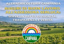 Altragricoltura Campania: auguri di buon lavoro alla Assessora Serluca