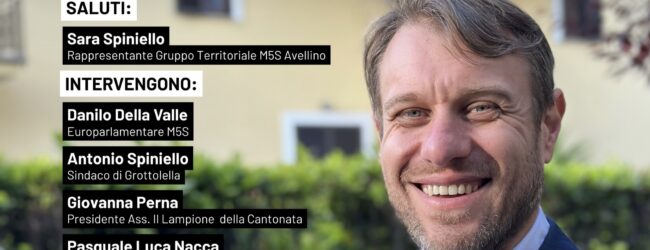 Avellino, l’eurodeputato Danilo Della Valle incontra i cittadini al Circolo della Stampa