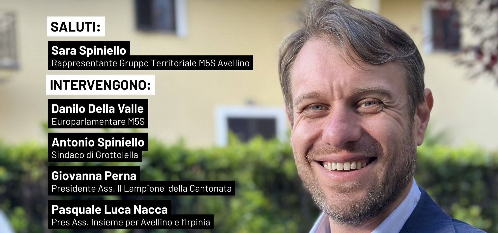 Avellino, l’eurodeputato Danilo Della Valle incontra i cittadini al Circolo della Stampa