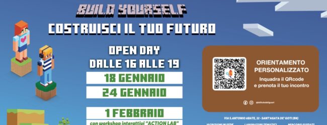 “Missione Futuro”: al de’ Liguori di Sant’Agata, Open Day con laboratori interattivi e iscrizioni sul posto