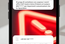 Attenzione alle truffe via sms con finti numeri e link a siti web. L’Asl invita i cittadini a diffidare di messaggi sospetti e a segnalare alla polizia postale