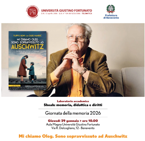 “Mi chiam Oleg. Sono sopravvissuto ad Auschwitz”,  a Benevento la testimonianza di Oleg Mandic