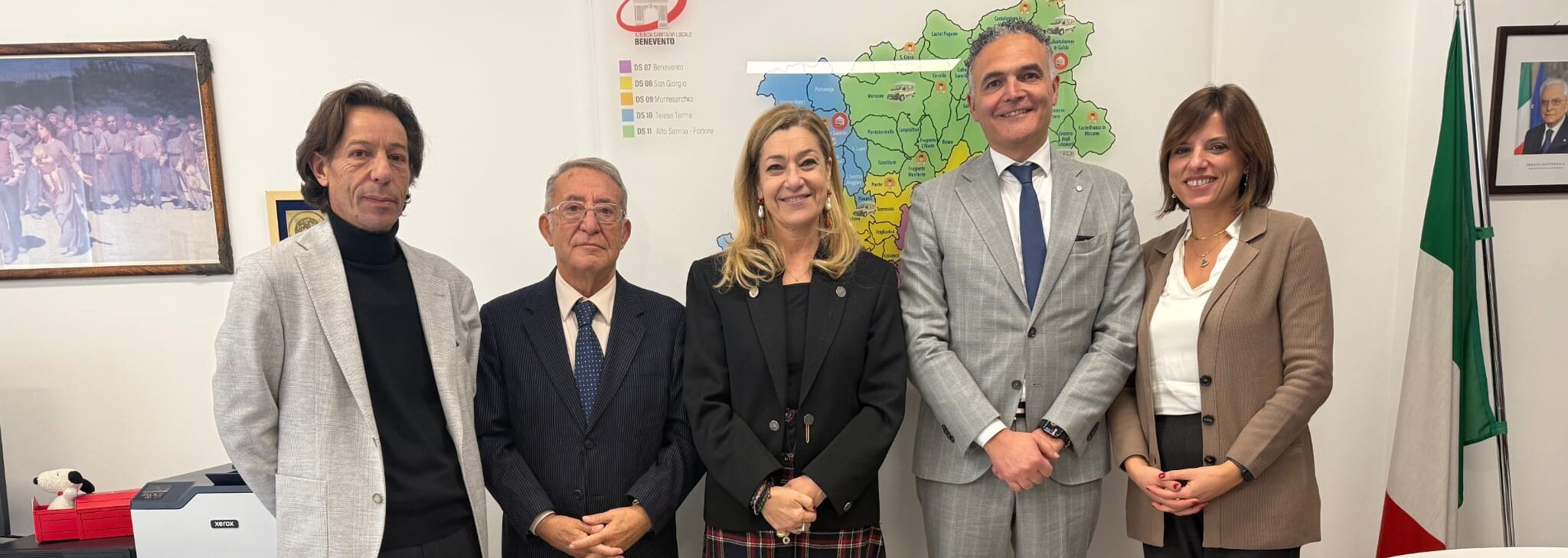 Il vertice di Confindustria a colloquio con la Direttrice Generale dell’ASL di Benevento Tiziana Spinosa