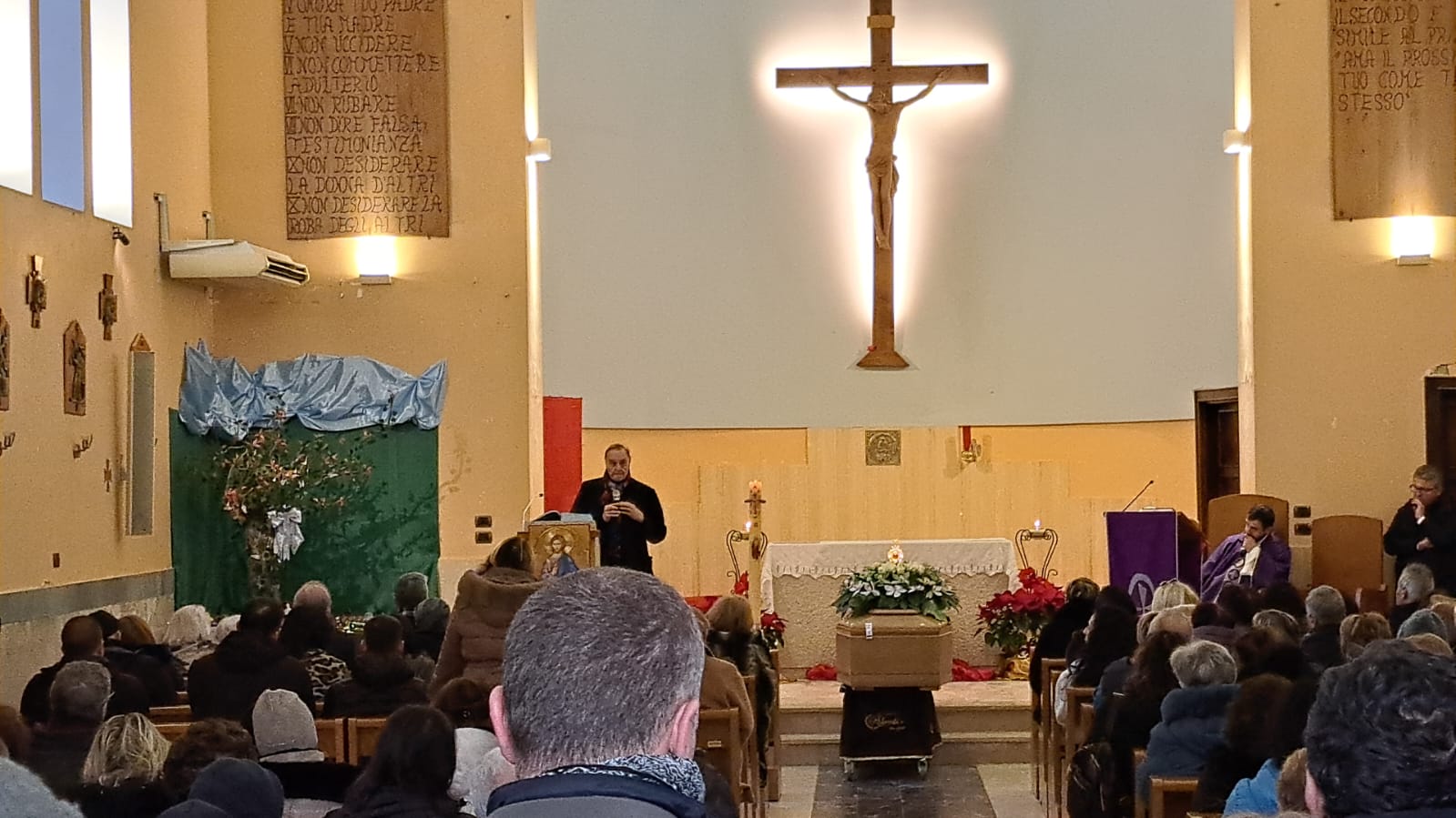 Funerali Gaetano, Don Amedeo: “Un’anima pura, esempio per le giovani generazioni”