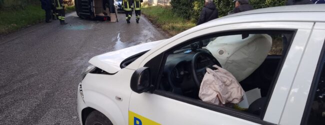 Incidente tra due auto a Contrada Piano Cappelle