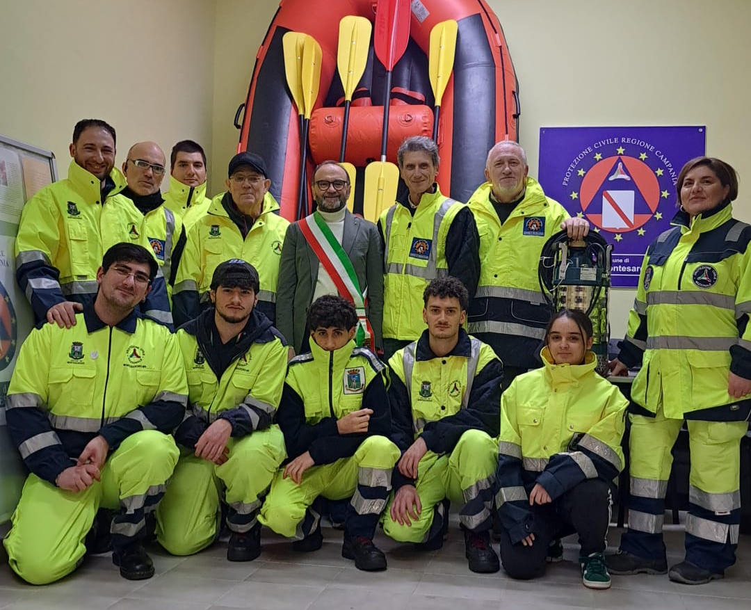 Montesarchio rafforza la Protezione Civile: nuove attrezzature per affrontare le emergenze idrogeologiche