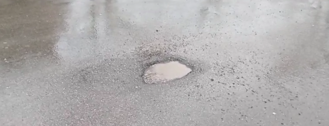 Largo Catapano, tornano le buche