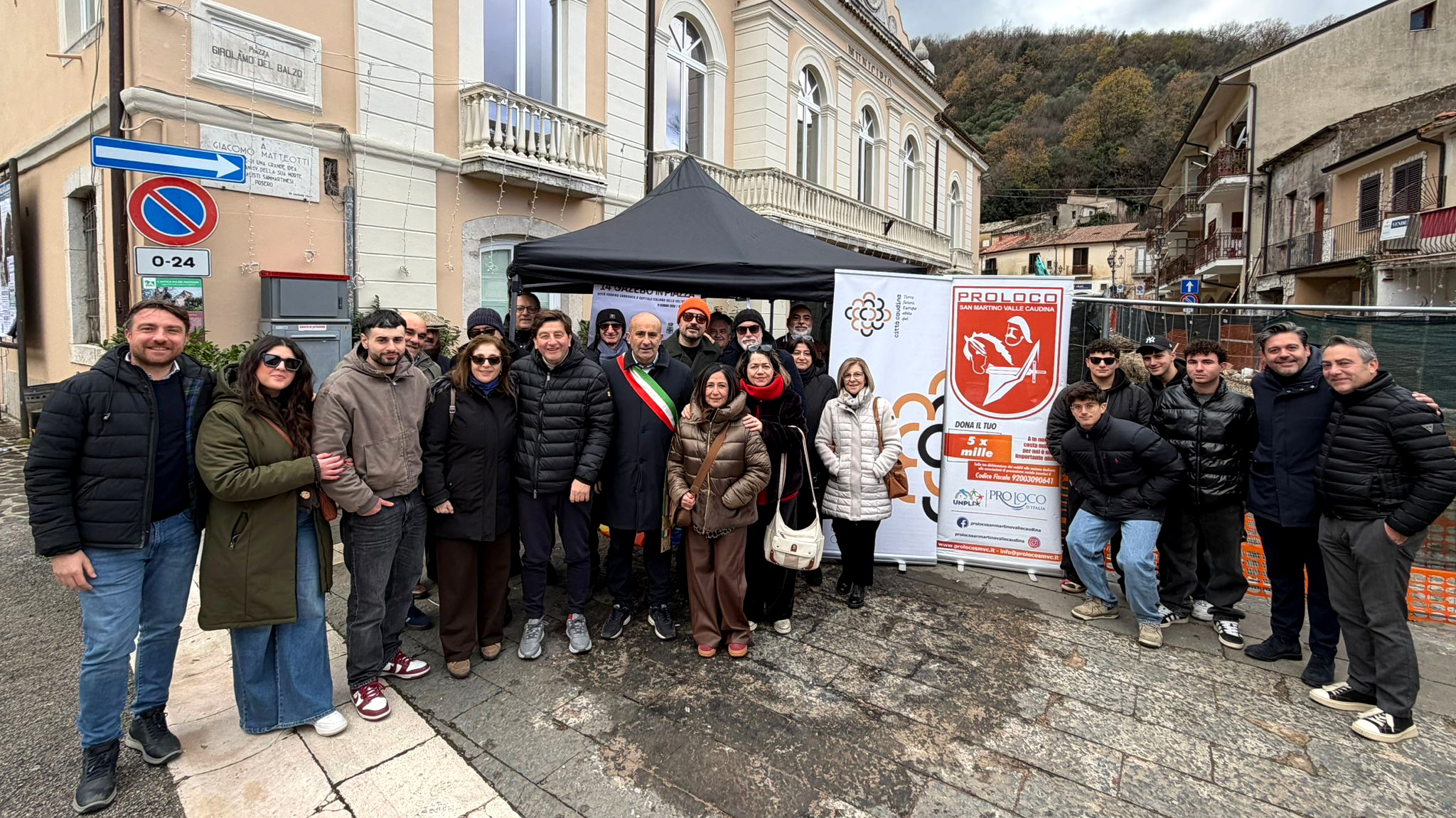 La comunità caudina si unisce in piazza: 14 gazebo per sostenere la candidatura a Capitale italiana della Cultura 2028