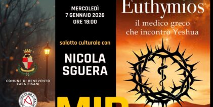 Mercoledì 7 gennaio a Casa Pisani il Salotto culturale con Nicola Sguera