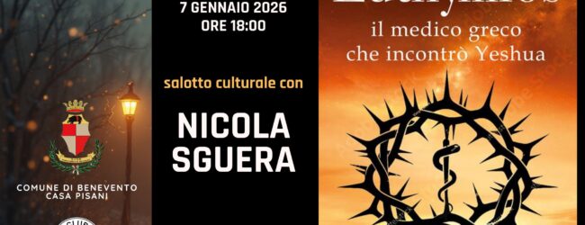 Mercoledì 7 gennaio a Casa Pisani il Salotto culturale con Nicola Sguera