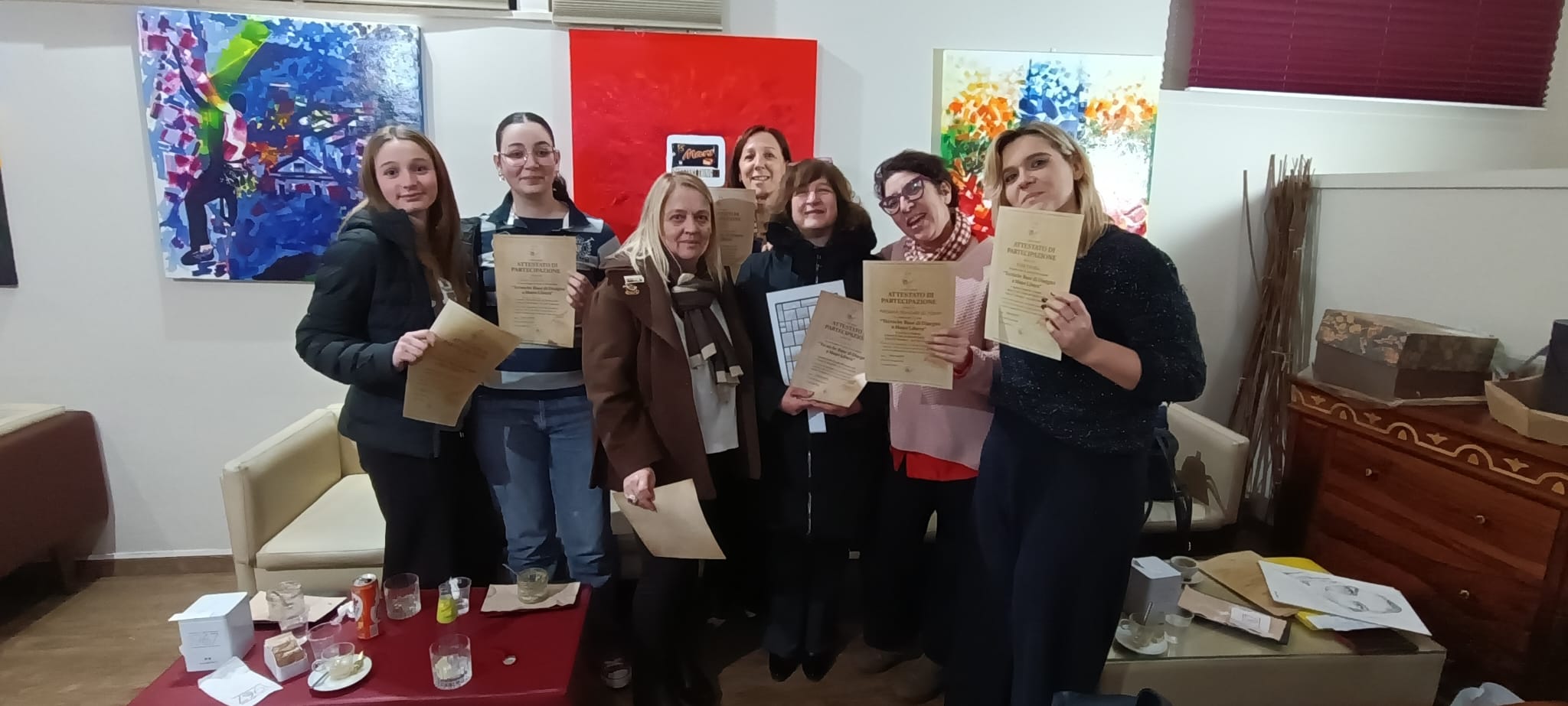 “Tecniche base di disegno a mano libera” concluso il corso promosso dall’Associazione Migrantes Nazionale