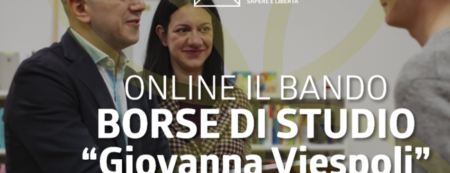 Aperto il bando per borse di studio per viaggi studio all’estero del Fondo “Giovanna Viespoli – sapere è libertà”