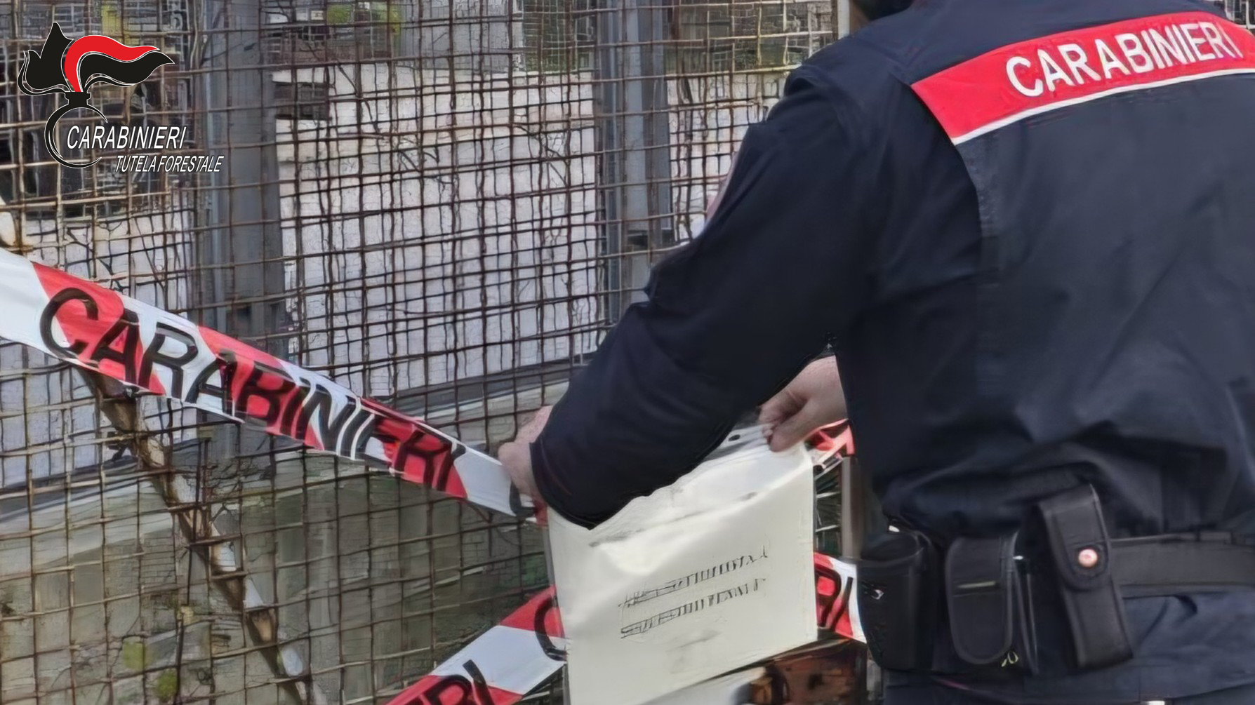 Flumeri: i Carabinieri sequestrano un capannone abusivo di circa 400 metri quadrati