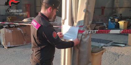 Rotondi, i Carabinieri denunciano un imprenditore per abusivismo edilizio, lavoro sommerso e reati ambientali. Sospesa l’attività