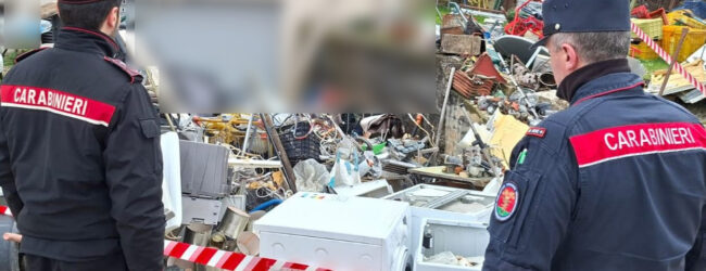 Alta Irpinia: Controlli ambientali dei Carabinieri, denunciato un imprenditore e sequestrata area con 20 metri cubi di rifiuti speciali.