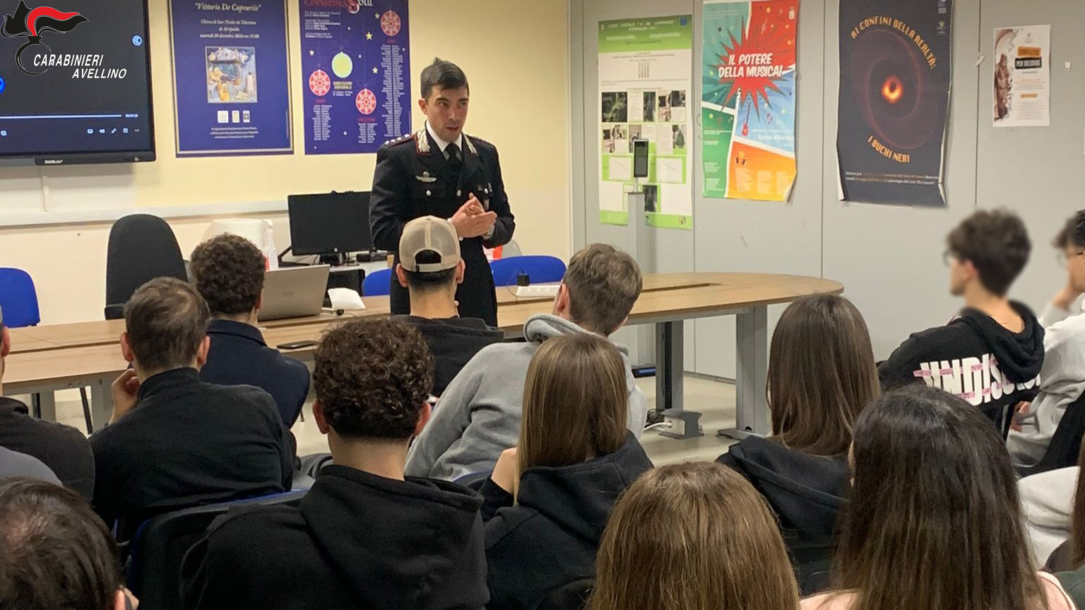 Avellino, proseguono gli incontri dei Carabinieri per la cultura della legalità e alla prevenzione dei fenomeni criminosi