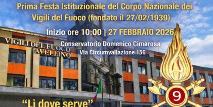 Ad Avellino la Prima Festa Istituzionale del Corpo Nazionale dei Vigili del Fuoco