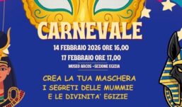 Un Carnevale da veri esploratori dell’Antico Egitto al Museo ARCOS di Benevento